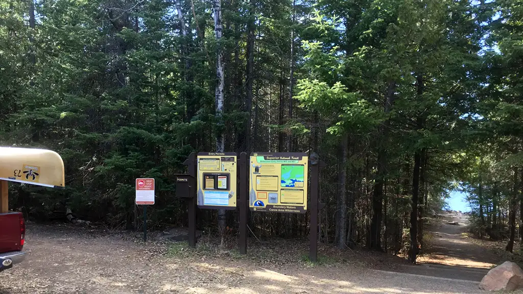 EP 60 bwca day trips parking