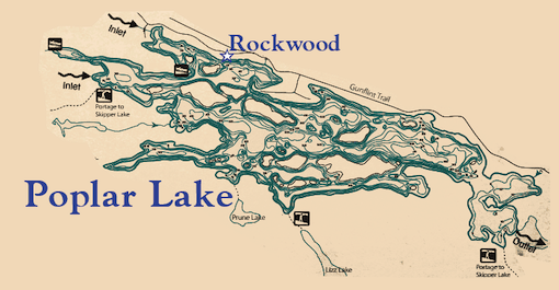 Map Rockwood Poplar Lake